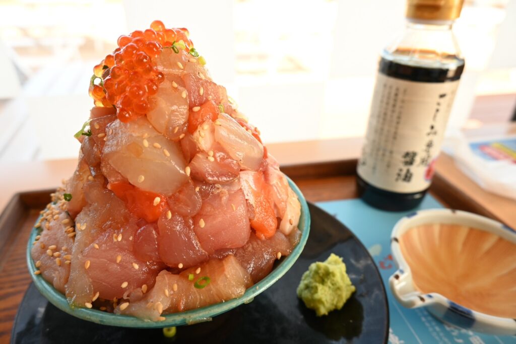 漁港の駅のとと丸頂上丼