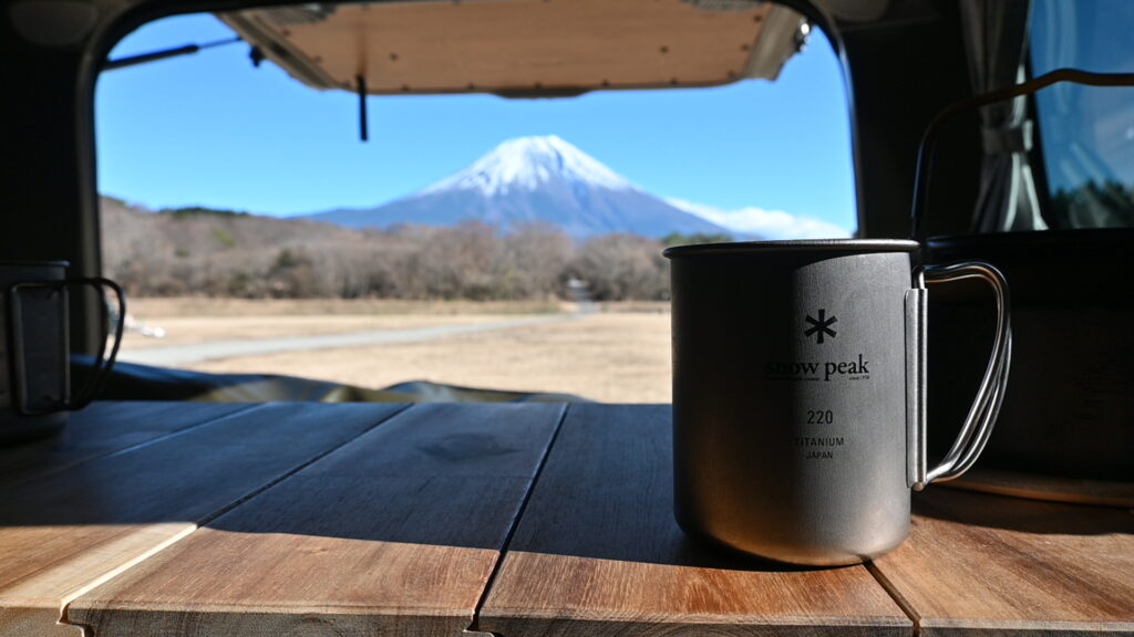 朝霧ジャンボリーオートキャンプ場でカフェスタイル