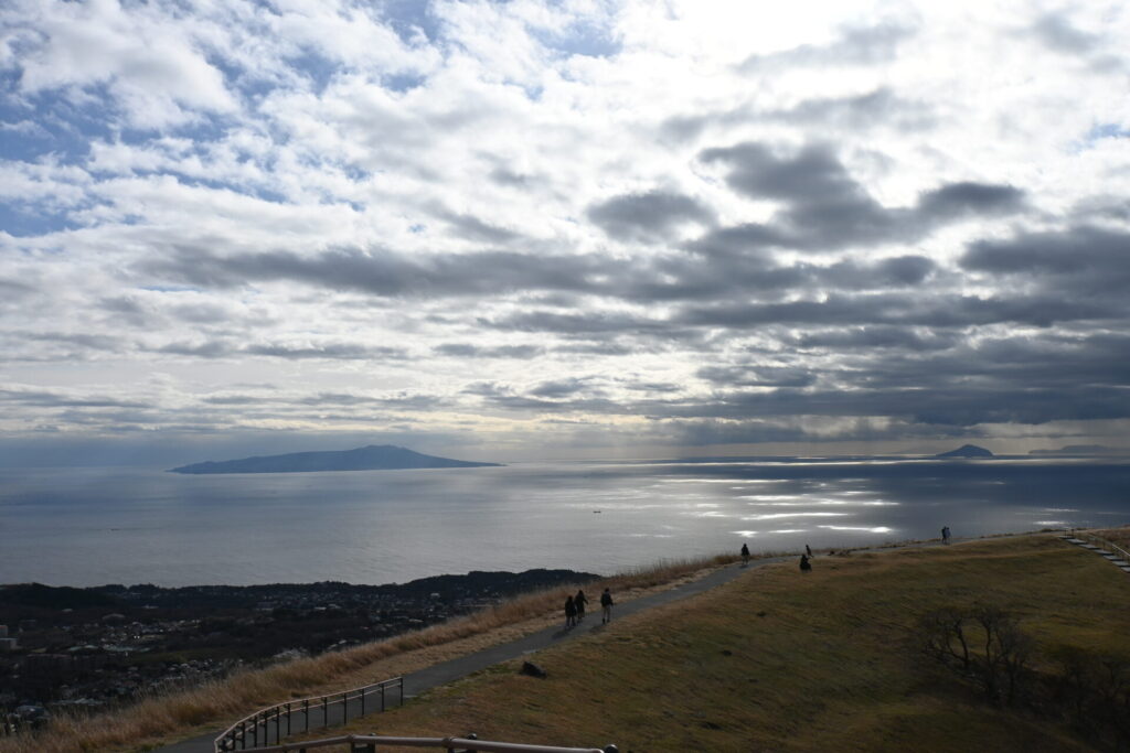 大室山の頂上の画像