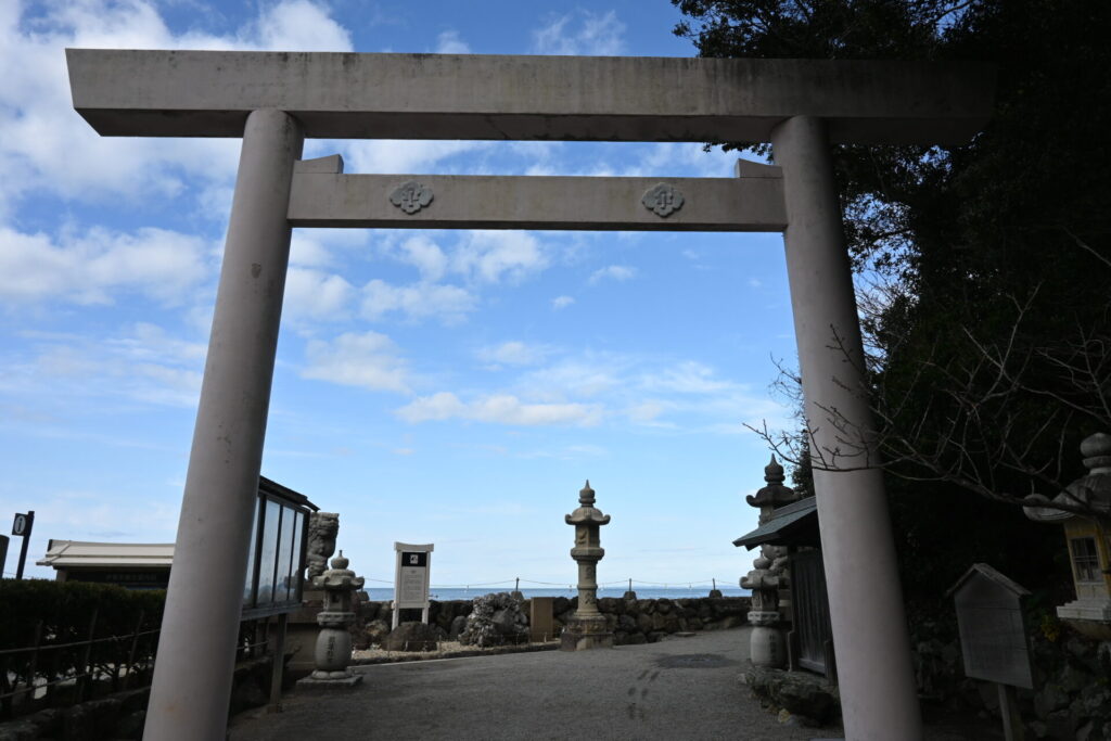 二見興玉神社の鳥居の画像