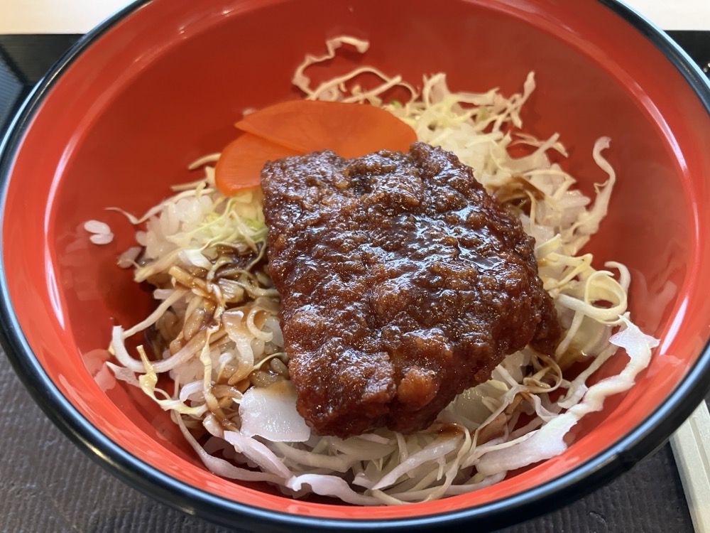 道の駅猪苗代のソースカツ丼（ミニサイズ）