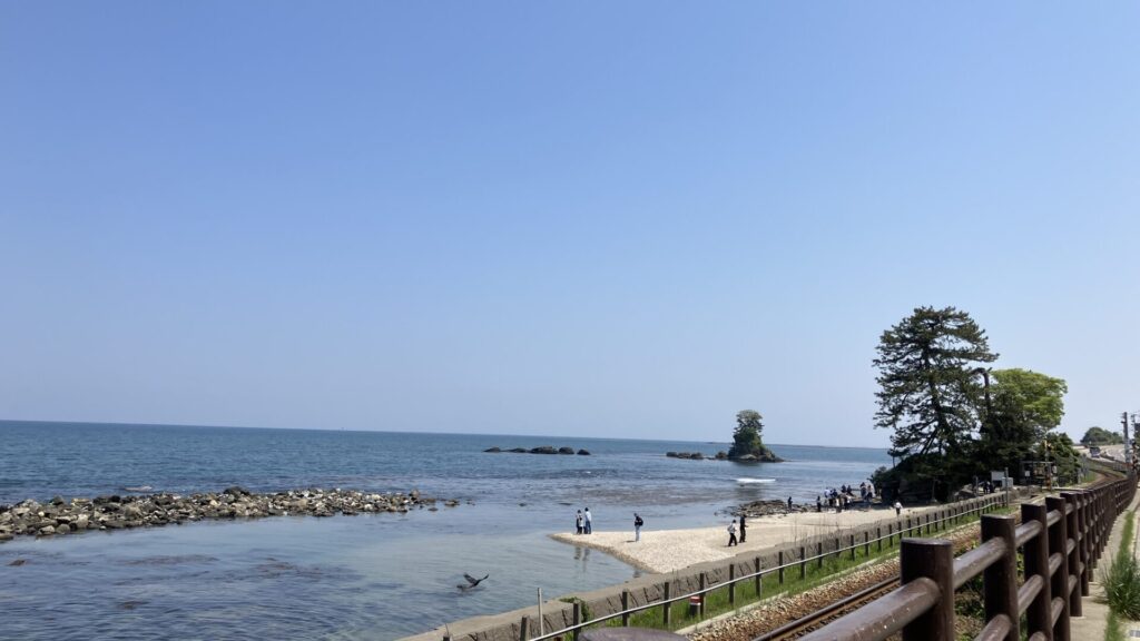 雨晴海岸の画像