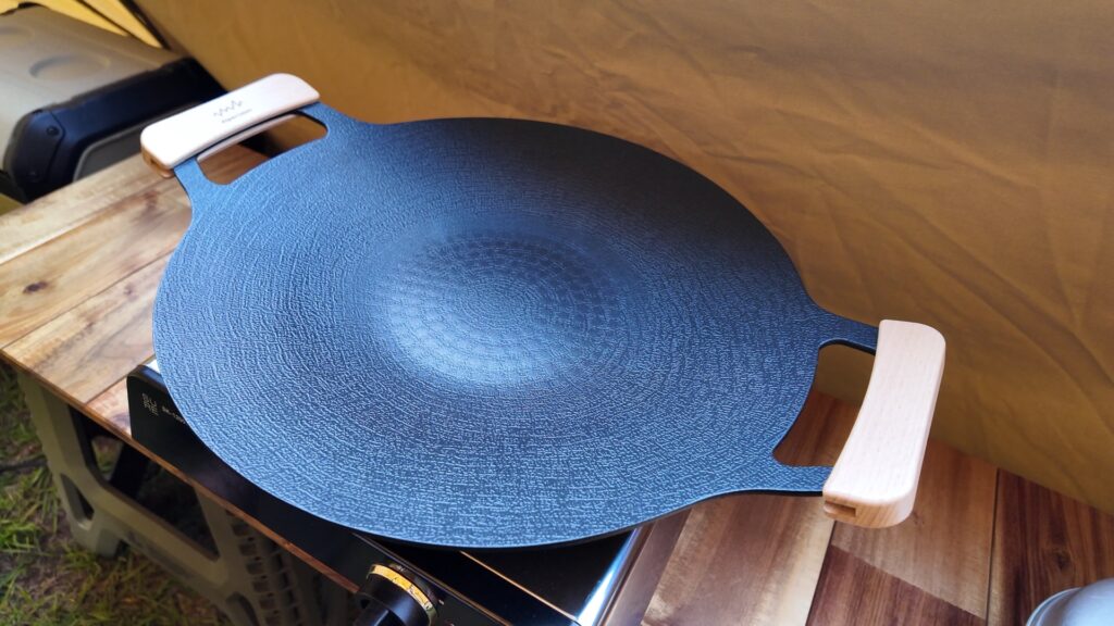 アルペンアウトドアーズで購入したアルミグリドルパンの画像