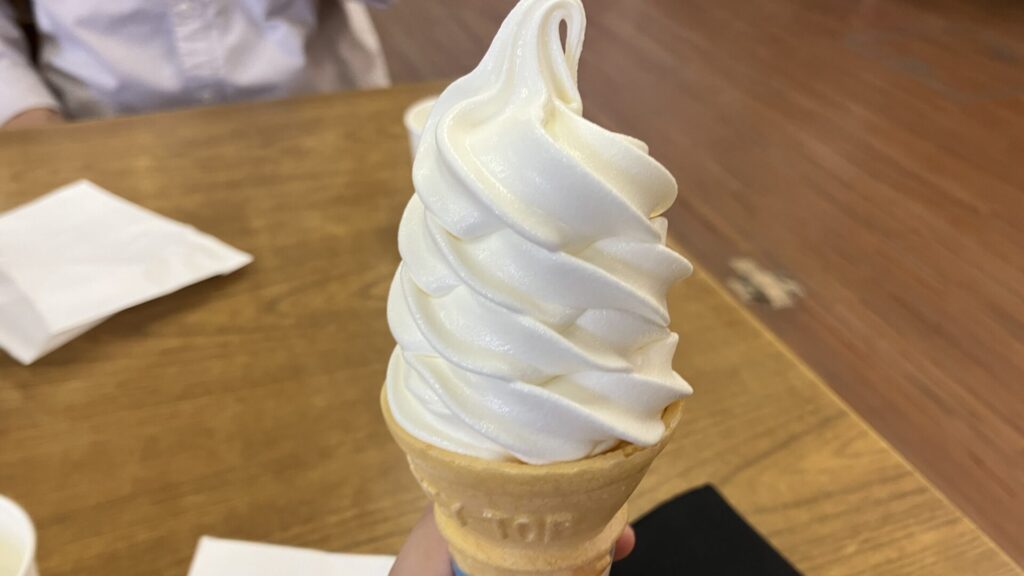 南ヶ丘牧場のソフトクリームの画像