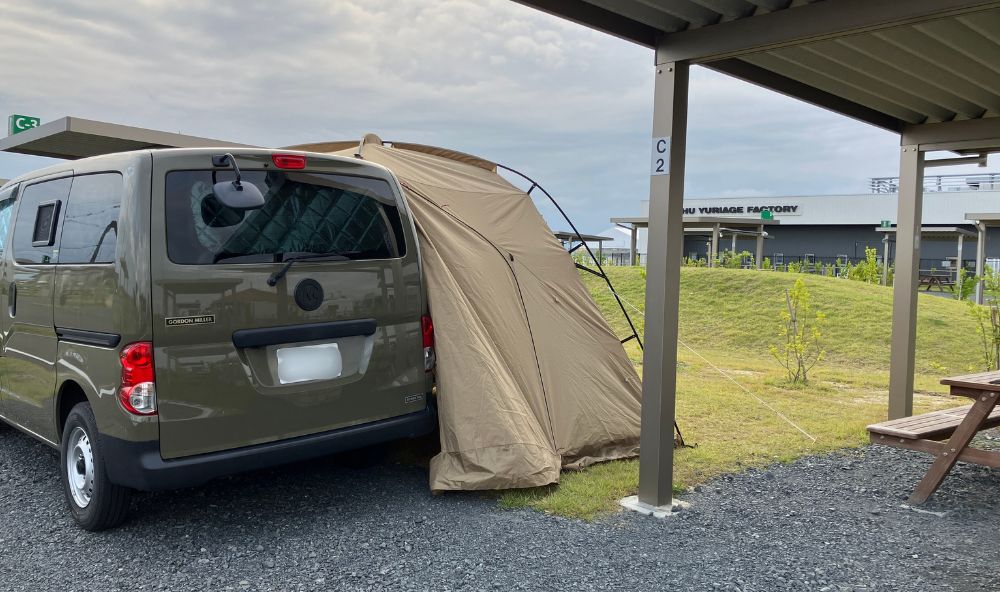 RVパーク陣中ファクトリーガーデンのサイトの画像