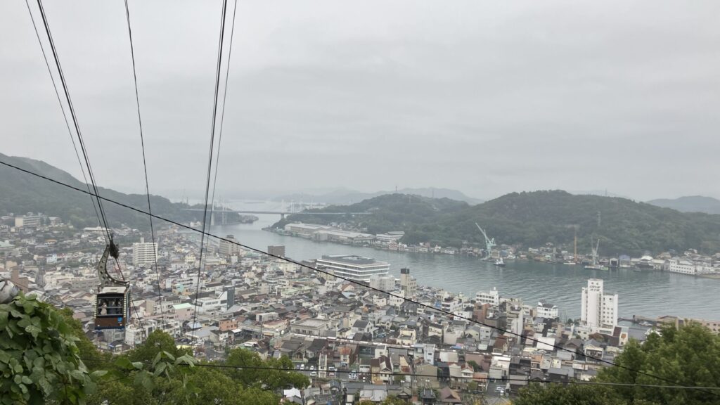 千光寺から見る尾道の街並みの画像