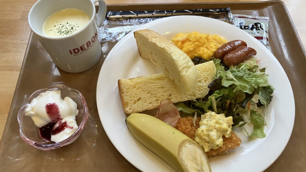 COW RESORT IDEBOKの朝食の画像