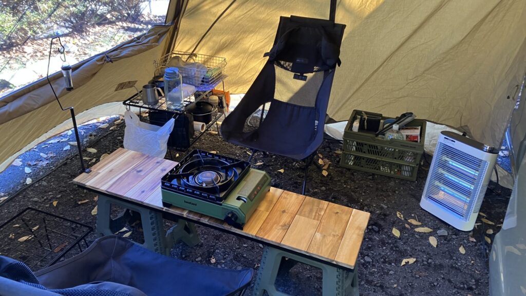 ogawaカーサイドシェルターの室内