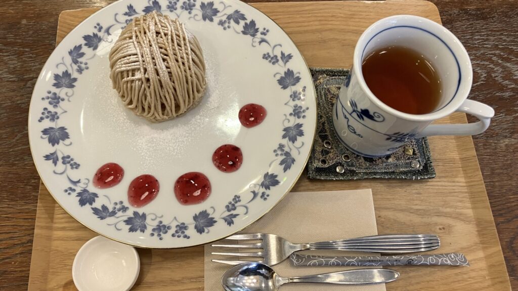 浪漫亭のモンブラン