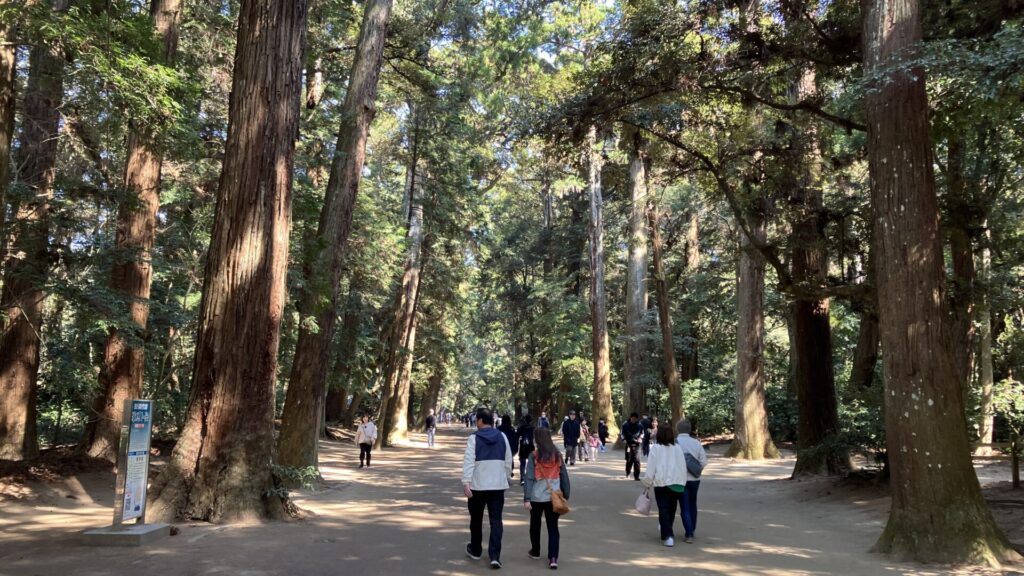 鹿島神宮の奥参道