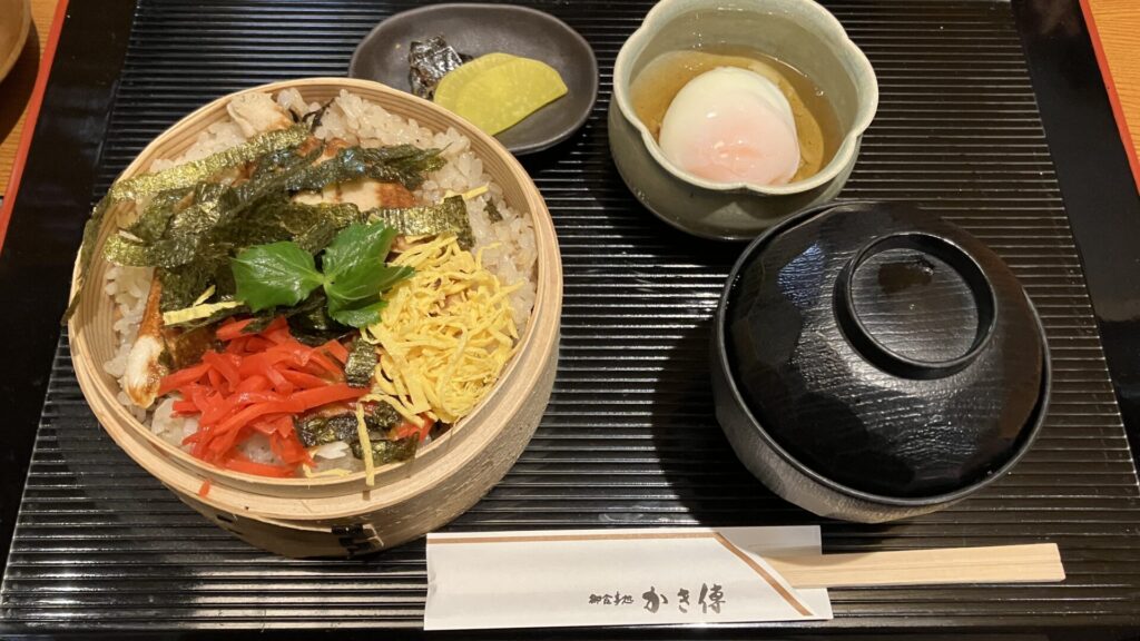 かき傳のあなごめし