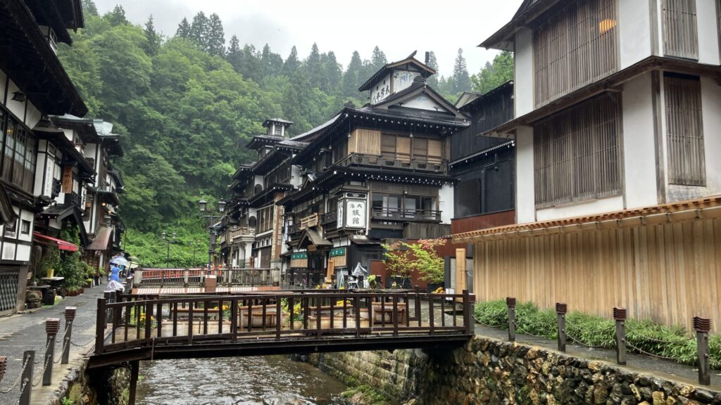 銀山温泉の街並み
