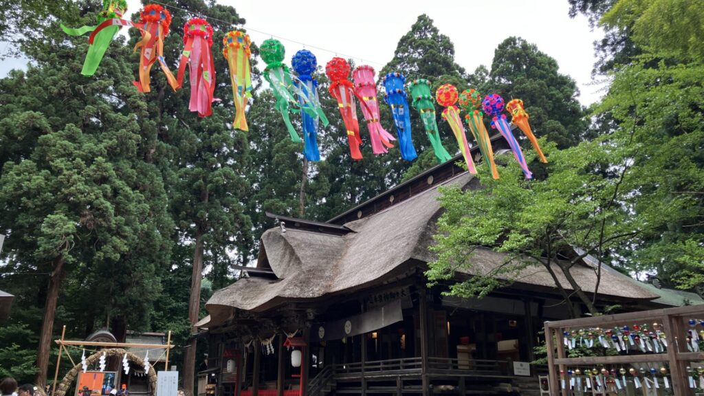 熊野大社の境内