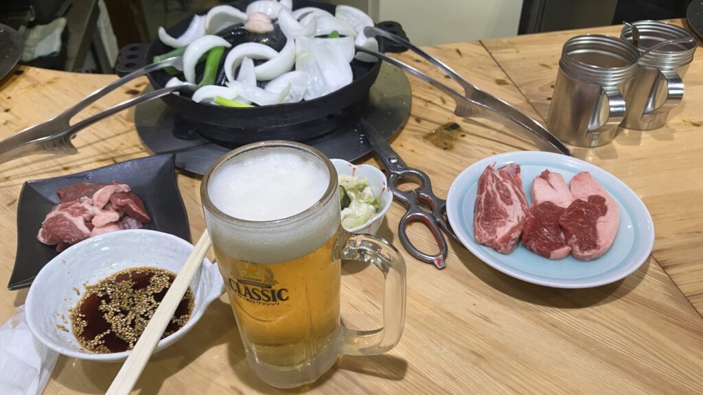 成吉思汗だるまでジンギスカン