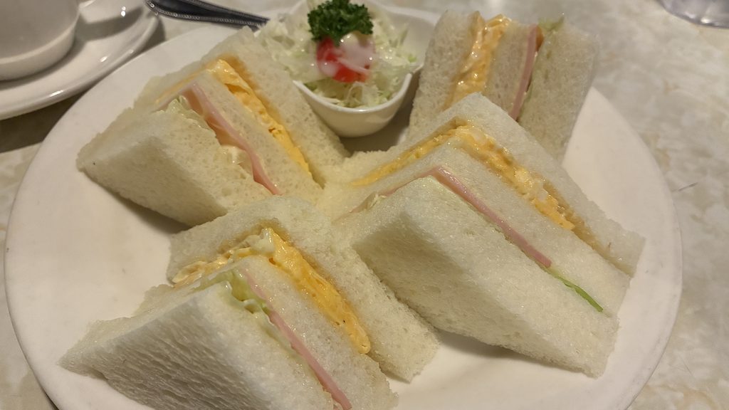 喫茶ニットのサンドイッチ